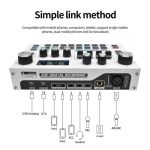 X7 48V Live Broadcast Audio Mixer Professionelle Mikrofon Live Soundkarte – Bild 4