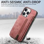 Retro-Handyhülle aus Leder mit Reißverschluss auf der Rückseite, For iPhone 16 Pro Max, For iPhone 16 Pro, For iPhone 16 Plus, For iPhone 16 – Bild 3