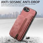 Retro-Handyhülle aus Leder mit Reißverschluss auf der Rückseite, iPhone 16e, For iPhone 14 Plus, For iPhone 14, For iPhone 14 Pro – Bild 3