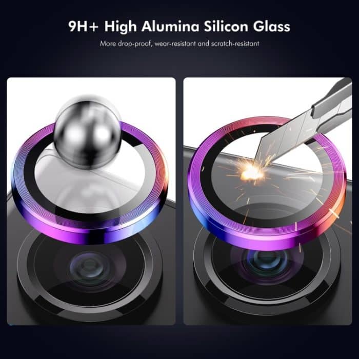 ENKAY Hat-Prince AR 9H hintere Linse aus gehärtetem Glas aus Aluminiumlegierung, For iPhone 14 / 14 Plus – Bild 4