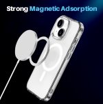 NORTHJO 5-in-1 Magsafe Clear Phone Case mit 2 Stück Displayfolie + 2 Stück Rücklinsenfolie, For iPhone 13 – Bild 4