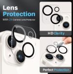 NORTHJO 5-in-1 Magsafe Clear Phone Case mit 2 Stück Displayfolie + 2 Stück Rücklinsenfolie, For iPhone 13 – Bild 6