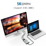 WAVLINK UTA21D DP 4K/5K/8K Video Thunderbolt 3 Typ-C auf Dual DisplayPort Adapter – Bild 4