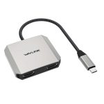 WAVLINK WL-UHP510Pro 4K/60Hz Videokonverter USB-C-Stecker auf Dual-HDMI-Buchse