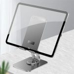 JMARY MK-61 Drehbarer Handy-Tablet-Halter aus Aluminiumlegierung für den Schreibtisch – Bild 7