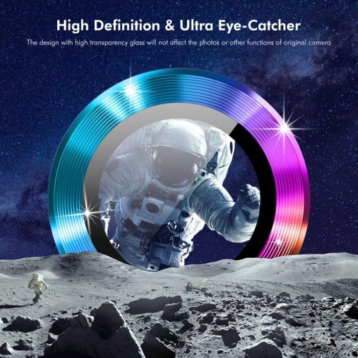 ENKAY 9H Rücklinse aus Aluminiumlegierung mit gehärteter Glasfolie, For iPhone 16 Pro / 16 Pro Max – Bild 2