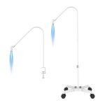 HD-AL20 Schönheits-UV-Lampe aus Aluminiumlegierung für Wimpernverlängerungen, Fußpedalsteuerung