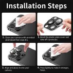 ENKAY Antireflex-Kameraobjektiv Aluminiumlegierung Hartglasfolie, For iPhone 16 / 16 Plus – Bild 6