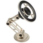 G188 Aluminiumlegierung Verstellbarer Handyständer Auto Armaturenbrett Magnetischer Telefonhalter, G188 Gold, G188 Grey, G188 Silver