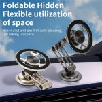 G188 Aluminiumlegierung Verstellbarer Handyständer Auto Armaturenbrett Magnetischer Telefonhalter, G188 Gold, G188 Grey, G188 Silver – Bild 6