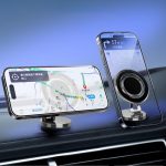 G168 Drehbarer Handyständer Auto Armaturenbrett Windschutzscheibe Magnetischer Telefonhalter, G168 Grey, G168 Silver – Bild 11