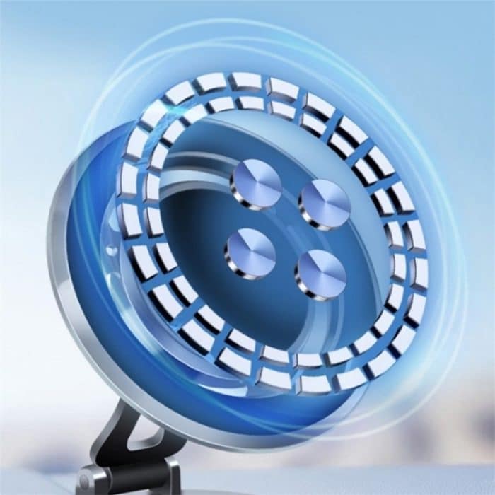 G168 Drehbarer Handyständer Auto Armaturenbrett Windschutzscheibe Magnetischer Telefonhalter, G168 Grey, G168 Silver – Bild 3