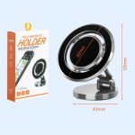 G168 Drehbarer Handyständer Auto Armaturenbrett Windschutzscheibe Magnetischer Telefonhalter, G168 Grey, G168 Silver – Bild 10