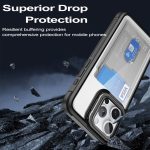 Kartentasche Halter Acryl Hybrid TPU Handyhülle, For iPhone 16 Pro Max, For iPhone 16 Pro, For iPhone 16 Plus – Bild 4