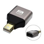 JUNSUNMAY 8K 60Hz Mini-DisplayPort-Stecker auf DisplayPort-Buchse-Adapter DP-Konverter