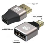 JUNSUNMAY 8K 60Hz Mini-DisplayPort-Stecker auf DisplayPort-Buchse-Adapter DP-Konverter – Bild 2