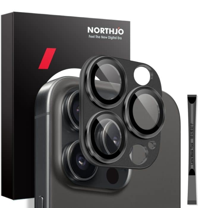SYA002662301A.jpg NORTHJO Matte Kamera Objektiv Schutz Gehärtetem Glas Hinten Objektiv Film, For iPhone 16 Pro / 16 Pro Max – Bild 1