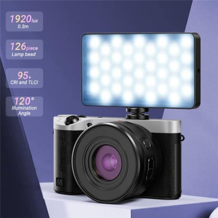 M1SE 12 Effekte RGB Fotografie Lampe 0,96-Zoll-TFT-Bildschirm Tasche Fülllicht – Bild 2
