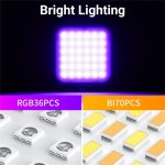 D02 Magnetische Adsorption Tasche RGB Video Lampe Mini LED Fülllicht für Live-Übertragung – Bild 8