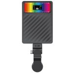 V16R mit OLED-Bildschirm, 24 Effekte, RGB-Licht, Taschenfülllicht für Handy/Tablet/Laptop