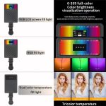 V16R mit OLED-Bildschirm, 24 Effekte, RGB-Licht, Taschenfülllicht für Handy/Tablet/Laptop – Bild 6