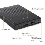 V16WS Handy/Tablet/Laptop Tasche Füllen Licht 24 Effekte RGB Licht Ohne Bildschirm – Bild 3