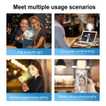 V15 Mini Clip-On Tragbare LED Fülllicht Telefon Laptop Video Konferenz Live-Streaming Fülllampe, V15 – Bild 4