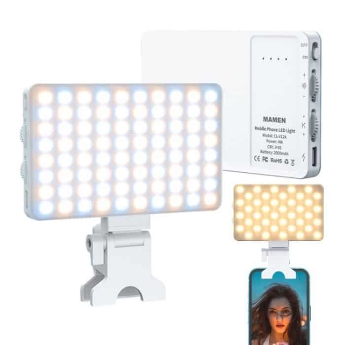 V12A Telefon Laptop Video Konferenz Fülllampe Tragbares Selfie Live-Streaming LED Fülllicht, V12A – Bild 2