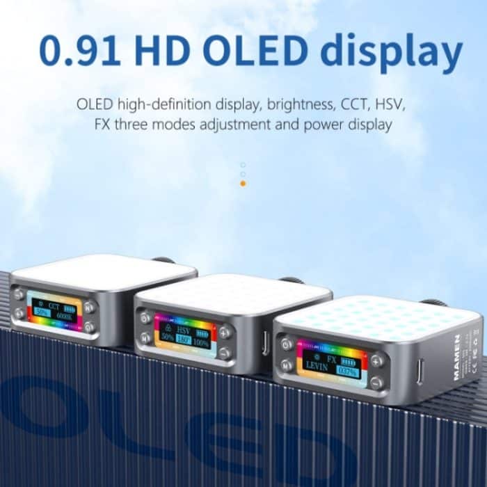 D01 Dimmbare Fotografie LED Fülllicht Tragbares Mini Kamera Telefon RGB Fülllicht – Bild 11