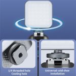 D01 Dimmbare Fotografie LED Fülllicht Tragbares Mini Kamera Telefon RGB Fülllicht – Bild 4