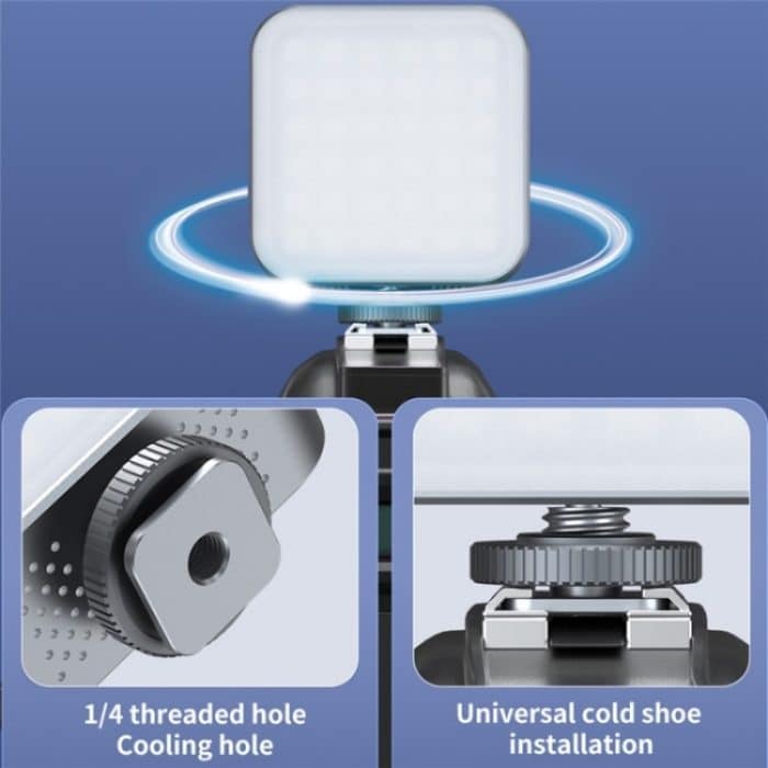 D01 Dimmbare Fotografie LED Fülllicht Tragbares Mini Kamera Telefon RGB Fülllicht – Bild 4