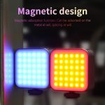 D01 Dimmbare Fotografie LED Fülllicht Tragbares Mini Kamera Telefon RGB Fülllicht – Bild 9