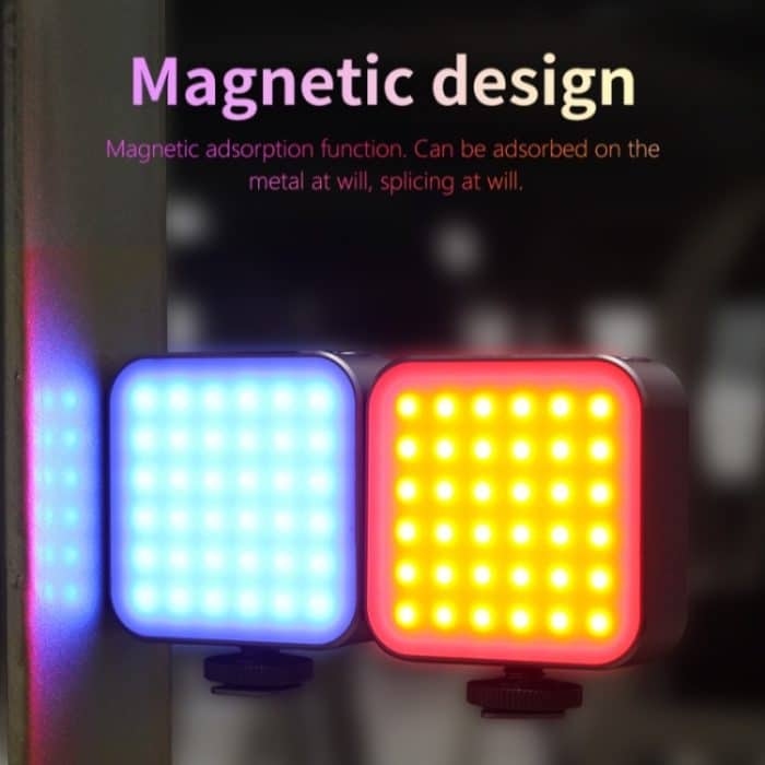 D01 Dimmbare Fotografie LED Fülllicht Tragbares Mini Kamera Telefon RGB Fülllicht – Bild 9