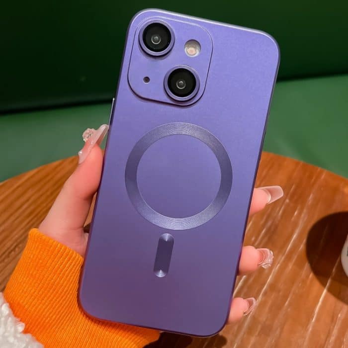 Magsafe Liquid TPU-Telefonhülle mit Metallic-Lackierung, For iPhone 15, For iPhone 14 Plus, For iPhone 14 – Bild 1