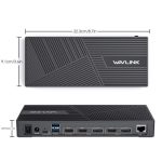 WAVLINK UG69PD25 Pro 100 W PD-Ladestation für dreifaches 4K-Display, US Plug, EU Plug, UK Plug, AU Plug – Bild 9