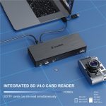 WAVLINK UG69PD8 Pro 18-in-1 DP/HD 5K Vierfach-Display USB C Universal-Dockingstation, US Plug, EU Plug, UK Plug, AU Plug – Bild 8