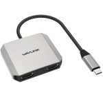 WAVLINK UHP510 Pro 87 W PD-Lade-USB-C-zu-Dual-HD-Konverter 4K 60 Hz Monitoradapter