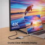 WAVLINK UHP510 Pro 87 W PD-Lade-USB-C-zu-Dual-HD-Konverter 4K 60 Hz Monitoradapter – Bild 3