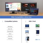 WAVLINK UHP510 Pro 87 W PD-Lade-USB-C-zu-Dual-HD-Konverter 4K 60 Hz Monitoradapter – Bild 6