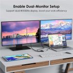 WAVLINK UHP510 Pro 87 W PD-Lade-USB-C-zu-Dual-HD-Konverter 4K 60 Hz Monitoradapter – Bild 9