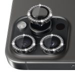 NORTHJO Strass Kamera Objektiv Schutz Gehärtetem Glas Metall Ring Film, For iPhone 16 Pro / 16 Pro Max – Bild 3