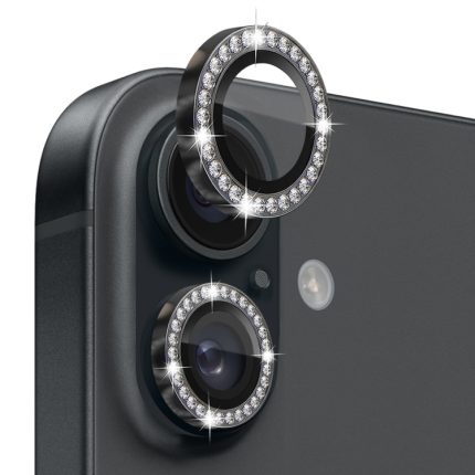 NORTHJO Strass Kamera Objektiv Schutz Gehärtetem Glas Metall Ring Film, For iPhone 16 / 16 Plus