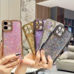 TPU-Telefonhülle mit Diamant-Glitzer-Pailletten, For iPhone 15 Pro Max, For iPhone 15 Pro, For iPhone 15 Plus, For iPhone 15 – Bild 3