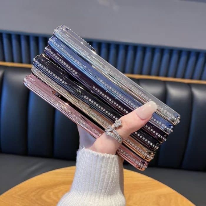 Diamant Wasser Ripple Gradient Glitter TPU Handyhülle, For iPhone 16 Pro Max, For iPhone 16 Pro, For iPhone 16 Plus, For iPhone 16 – Bild 3