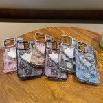 Handyhülle in Herzform mit Glitzersteinen und Spiegel, For iPhone 15 Pro Max, For iPhone 15 Pro, For iPhone 15, For iPhone 14 – Bild 2