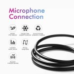 XLR-Mikrofonkabel, 1,5 m, XLR-Stecker auf XLR-Buchse, symmetrisches 3-poliges Mikrofonkabel, schwarz – Bild 6