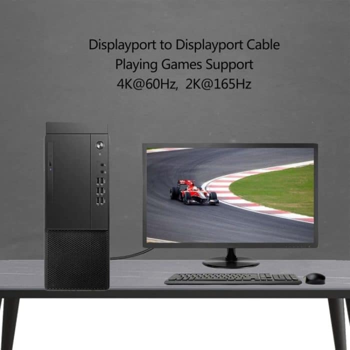 DisplayPort-zu-DisplayPort-Kabel, 1,8 m, für Lenovo, Dell, HP, ASUS, mehr, 4K, 2K – Bild 4