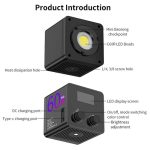 C60R 60W RGB Bühnenlampe Professionelle Videofotografie COB Fülllicht, EU Plug, US Plug, UK Plug – Bild 3
