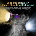 C60R 60W RGB Bühnenlampe Professionelle Videofotografie COB Fülllicht, EU Plug, US Plug, UK Plug – Bild 7