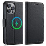 Suteni J08 Multifunktionale MagSafe Leder-Telefonhülle mit Kreuzstruktur, For iPhone 16 Pro Max, For iPhone 16 Pro, For iPhone 16 Plus, For iPhone 16, For iPhone 15 Pro Max, For iPhone 15 Pro, For iPhone 15 Plus, For iPhone 15